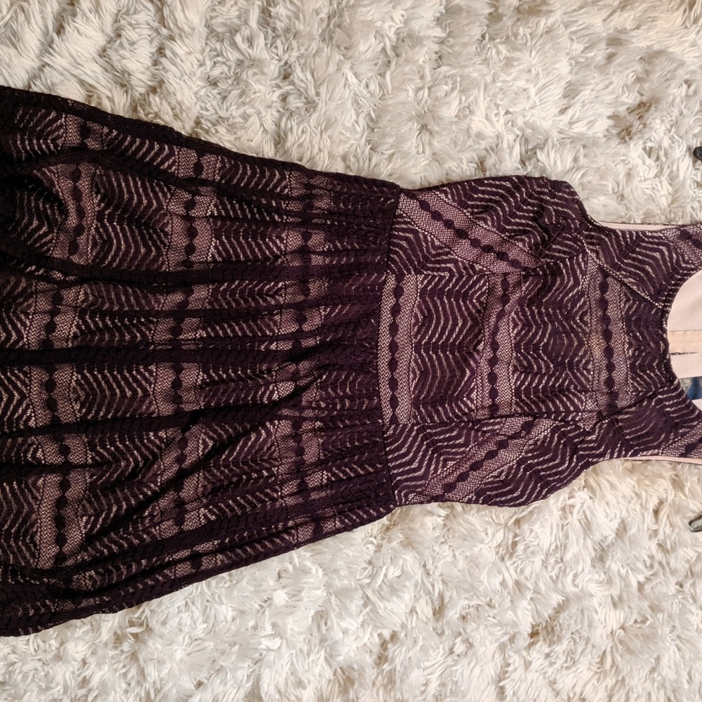 Purple junior dress